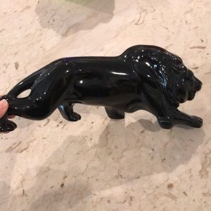 Vintage prowling tiger ceramic